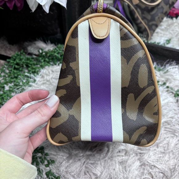 -Y2k Victoria’s Secret Small Brown Logo Bowler Handbag - Picture 5 of 16